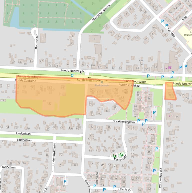 Kaart van postcodegebied 7881HP.