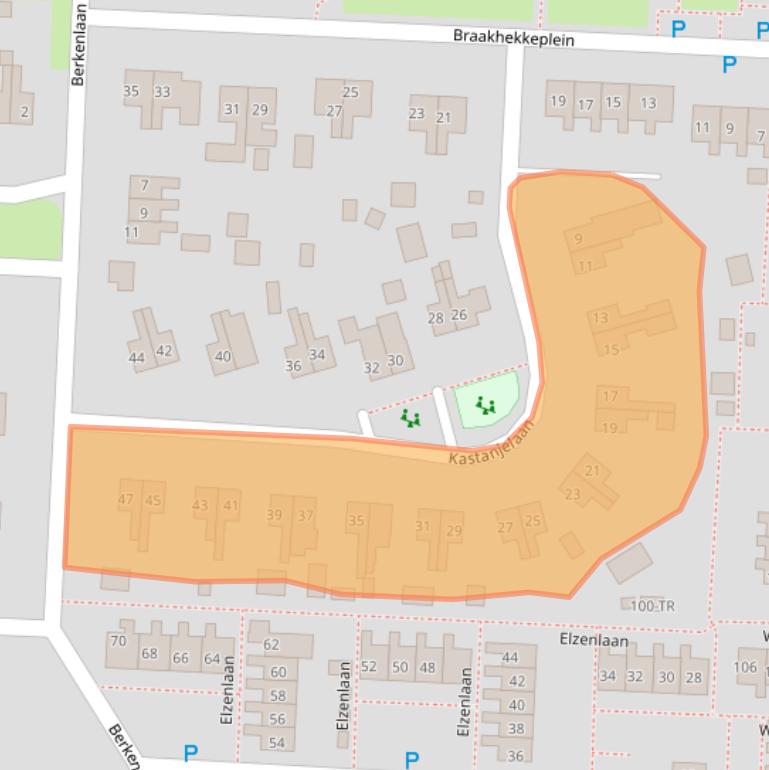 Kaart van postcodegebied 7881HT.