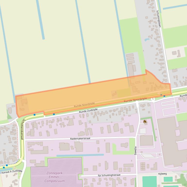 Kaart van postcodegebied 7881JE.