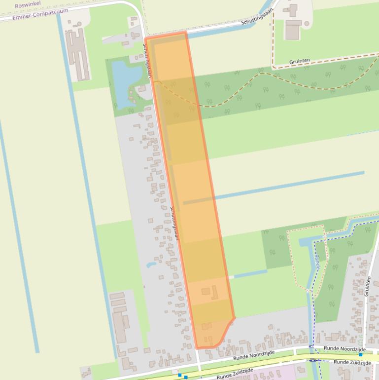 Kaart van postcodegebied 7881JP.