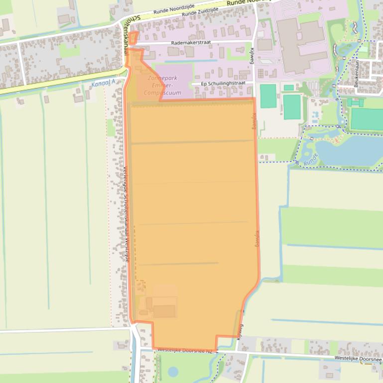 Kaart van postcodegebied 7881JR.