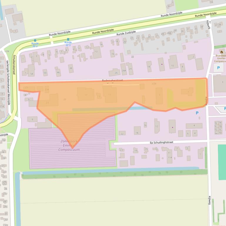 Kaart van postcodegebied 7881JX.