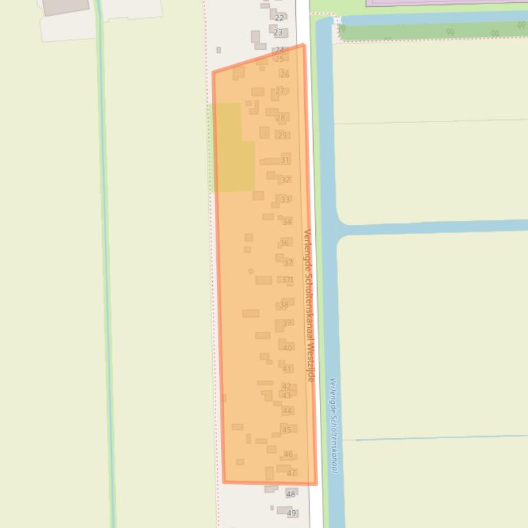 Kaart van postcodegebied 7881KB.