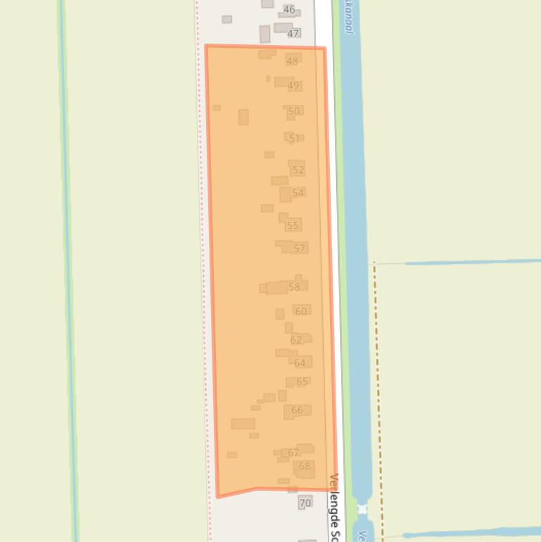 Kaart van postcodegebied 7881KC.