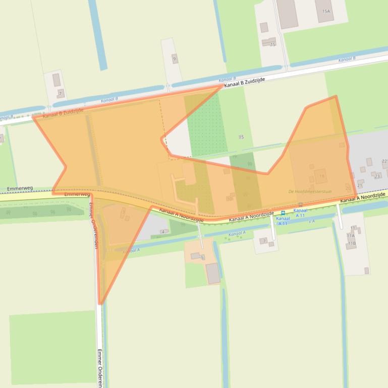 Kaart van postcodegebied 7881KG.