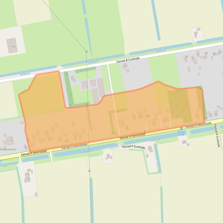 Kaart van postcodegebied 7881KH.