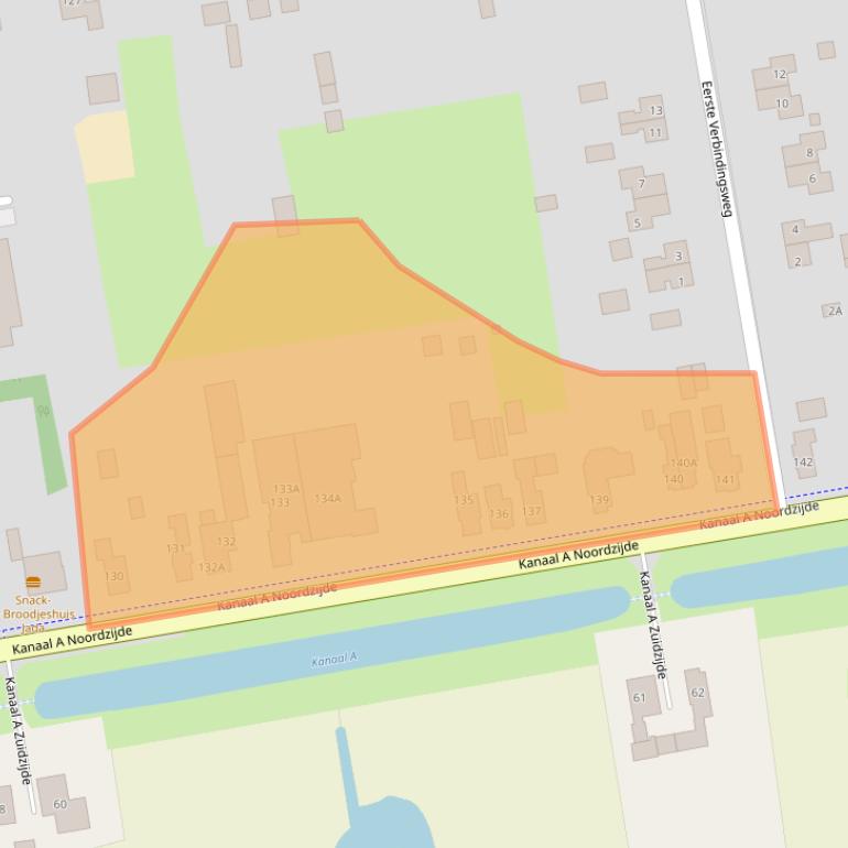 Kaart van postcodegebied 7881KN.