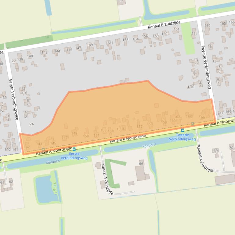 Kaart van postcodegebied 7881KP.