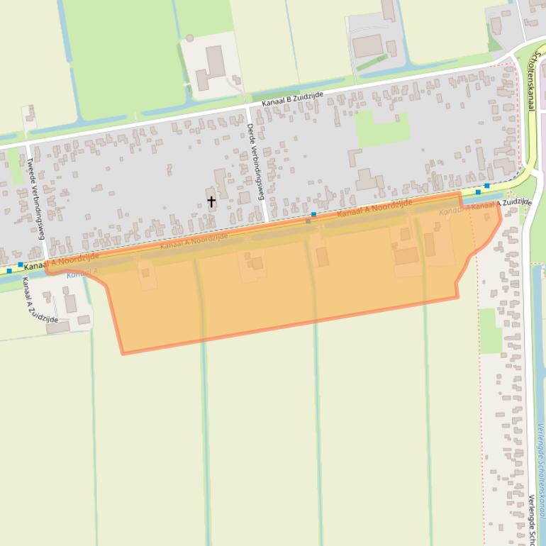 Kaart van postcodegebied 7881LD.