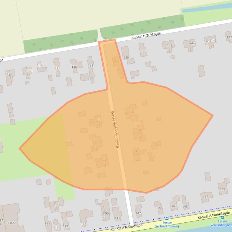 Kaart van postcodegebied 7881LL.