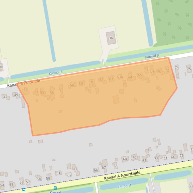 Kaart van postcodegebied 7881NC.