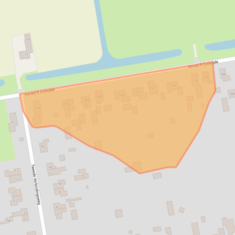 Kaart van postcodegebied 7881NJ.