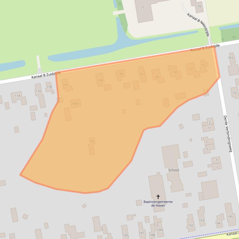 Kaart van postcodegebied 7881NK.