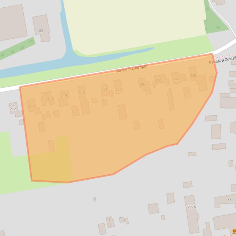 Kaart van postcodegebied 7881NM.