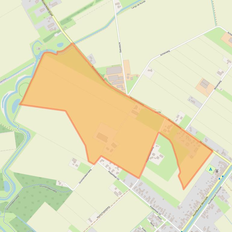 Kaart van postcodegebied 7881NX.