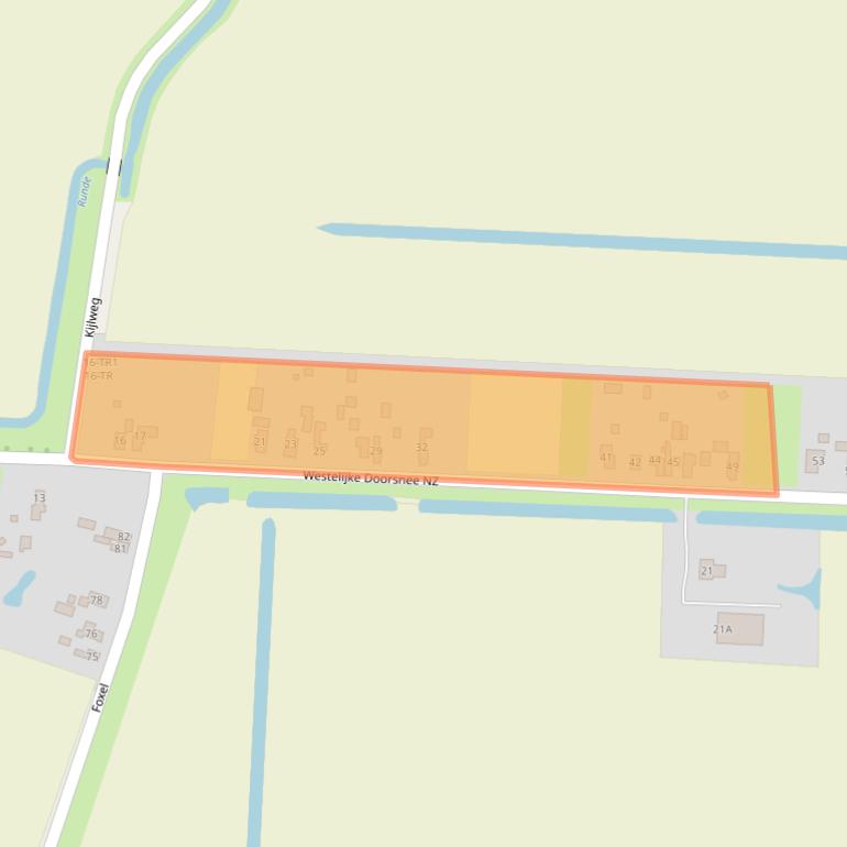 Kaart van postcodegebied 7881PA.