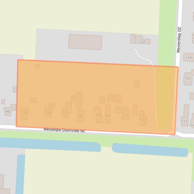 Kaart van postcodegebied 7881PD.