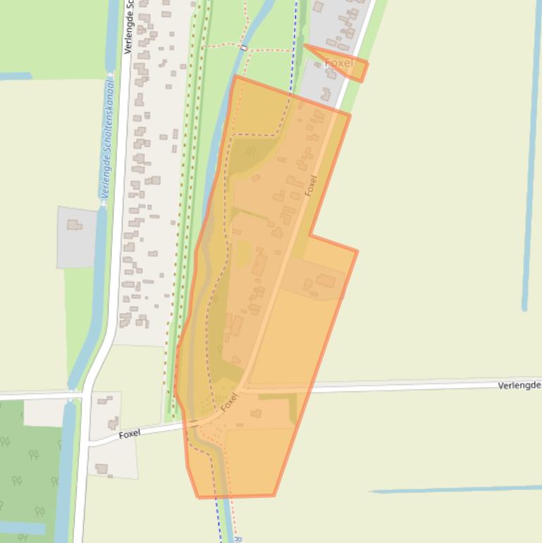 Kaart van postcodegebied 7881PH.