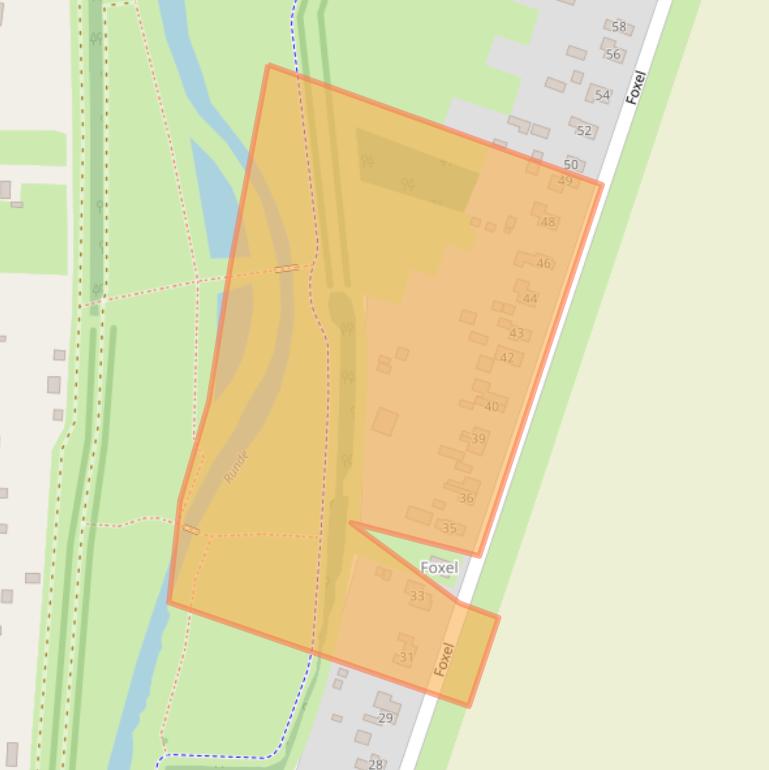 Kaart van postcodegebied 7881PJ.