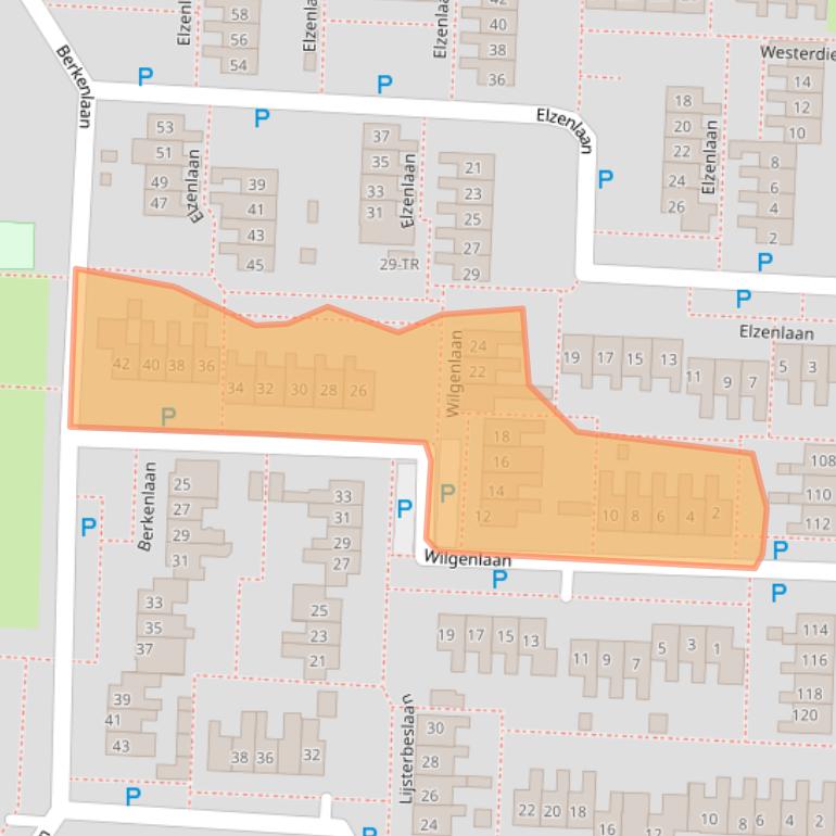 Kaart van postcodegebied 7881PS.