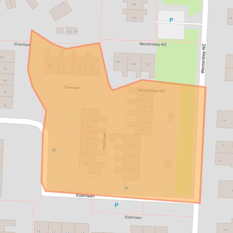 Kaart van postcodegebied 7881PX.