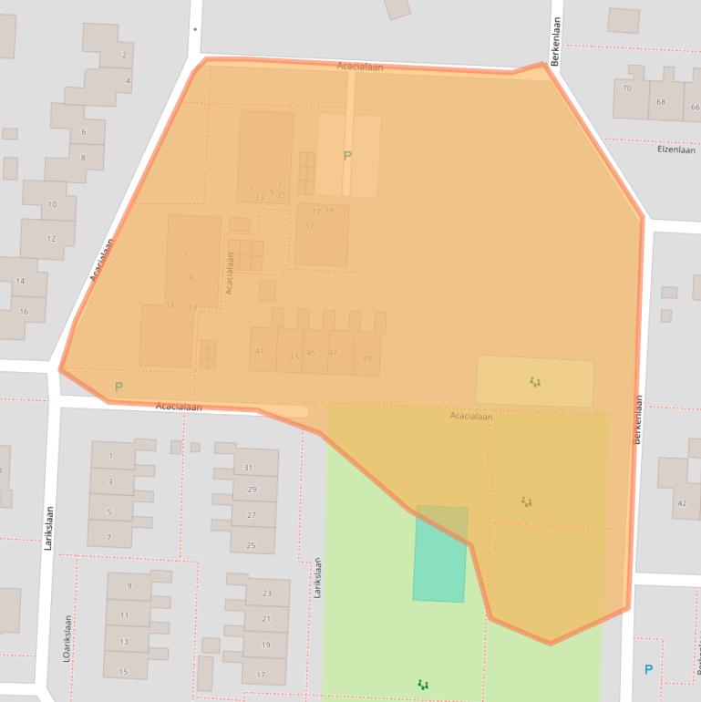 Kaart van postcodegebied 7881RM.