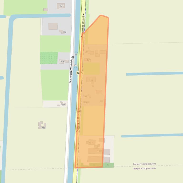 Kaart van postcodegebied 7881TK.