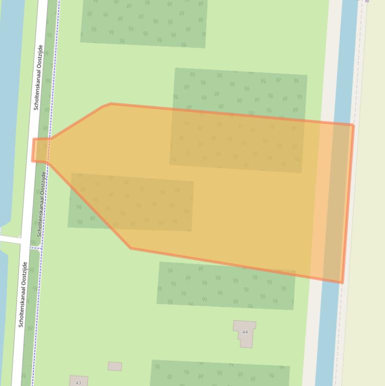 Kaart van postcodegebied 7881VB.