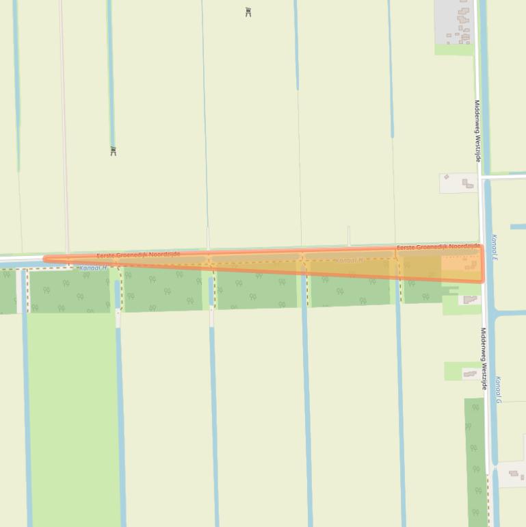 Kaart van postcodegebied 7881XC.