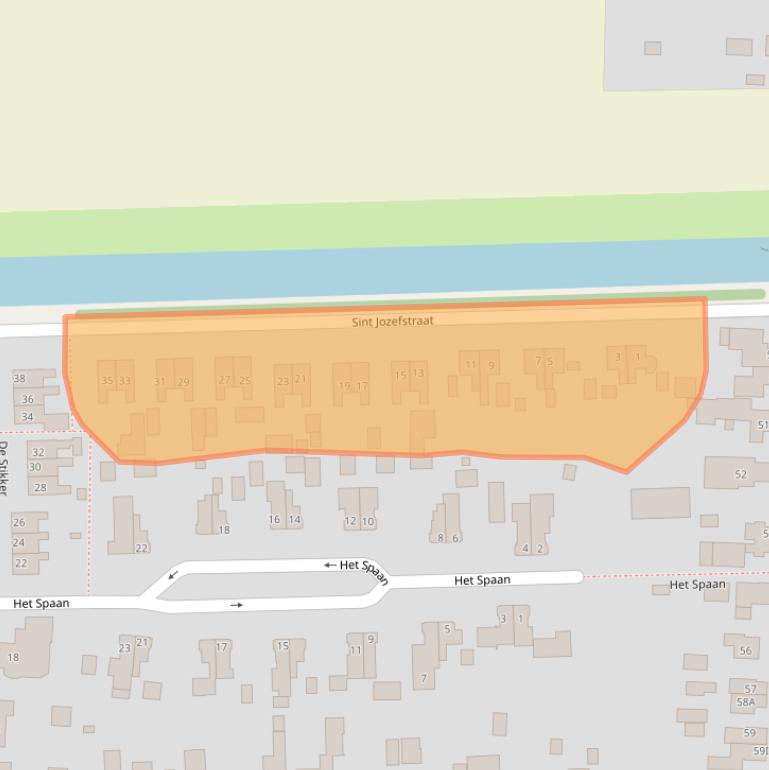 Kaart van postcodegebied 7884PT.