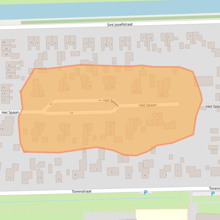 Kaart van postcodegebied 7884PV.