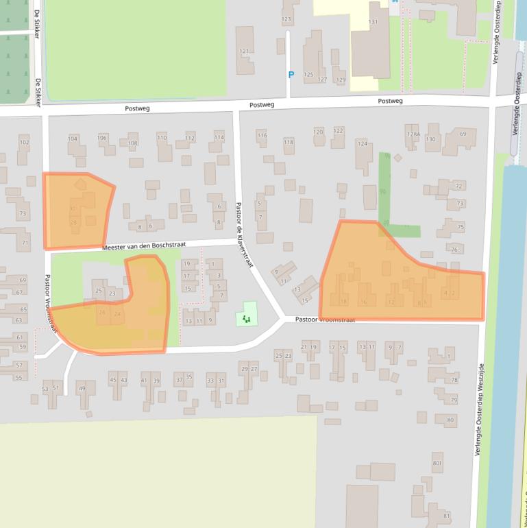 Kaart van postcodegebied 7884RD.