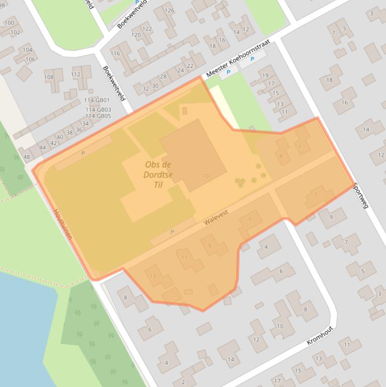 Kaart van postcodegebied 7885AK.