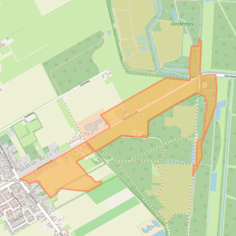 Kaart van postcodegebied 7885AV.