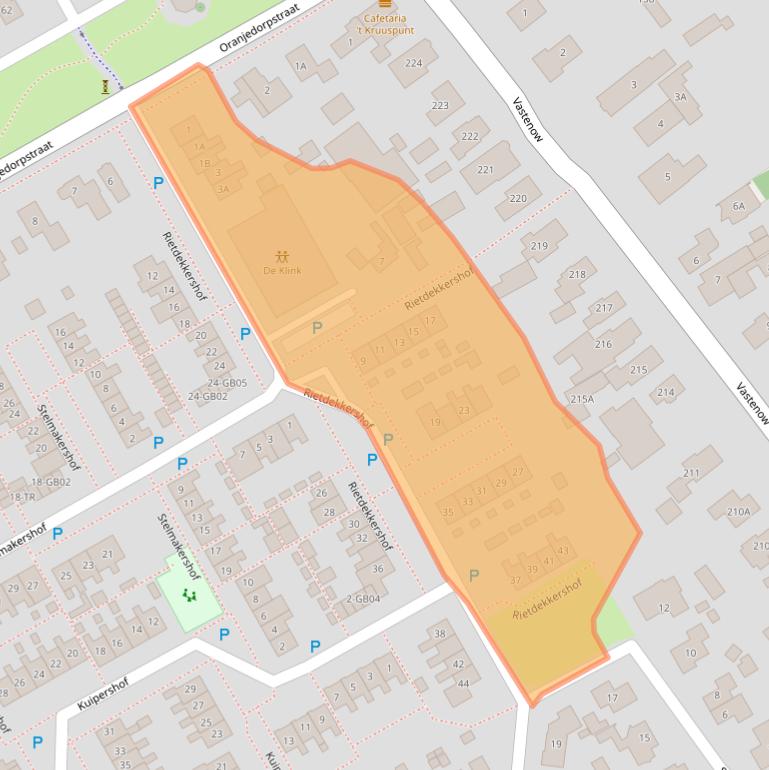 Kaart van postcodegebied 7885GA.