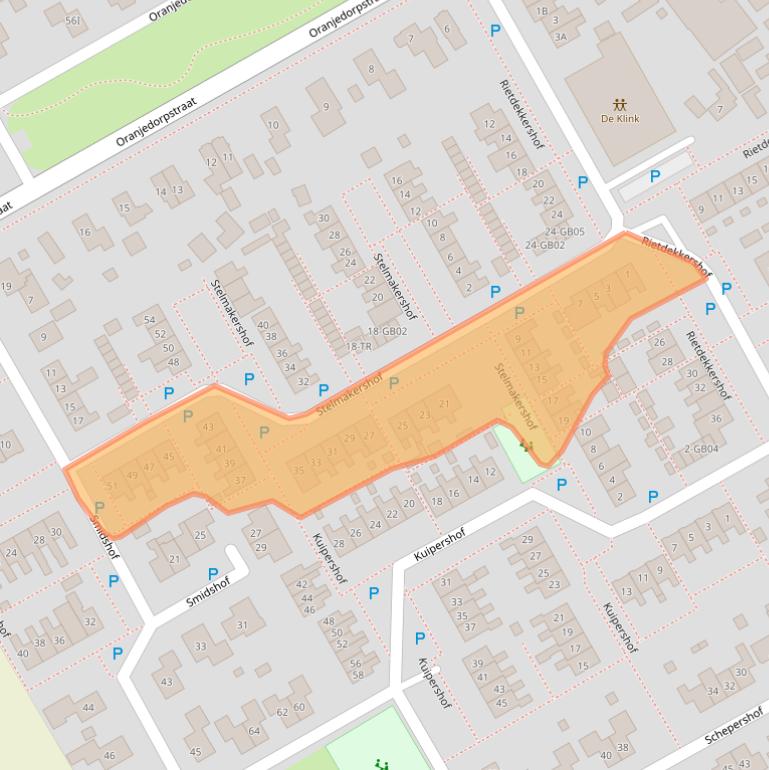 Kaart van postcodegebied 7885GD.