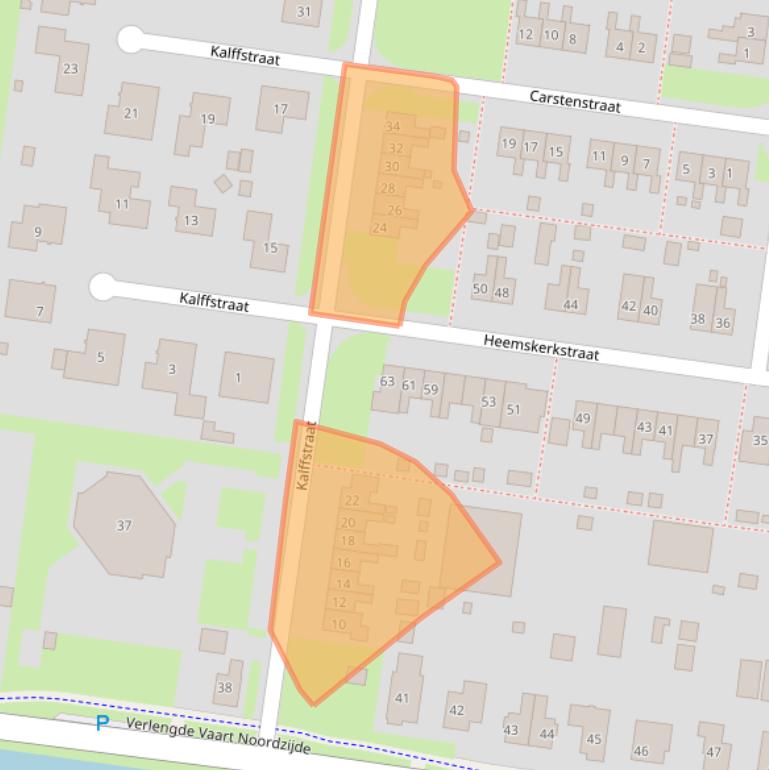 Kaart van postcodegebied 7887AH.