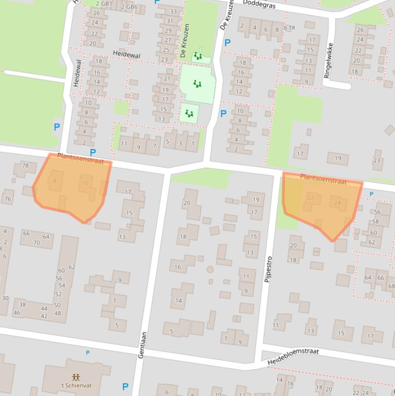 Kaart van postcodegebied 7887AZ.