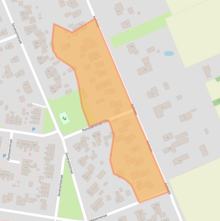 Kaart van postcodegebied 7887BB.