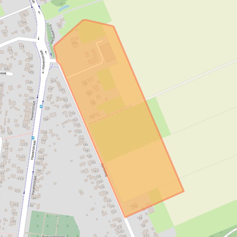 Kaart van postcodegebied 7887BK.