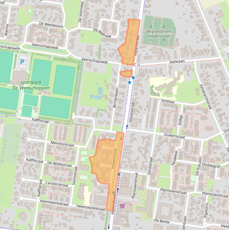 Kaart van postcodegebied 7887BM.