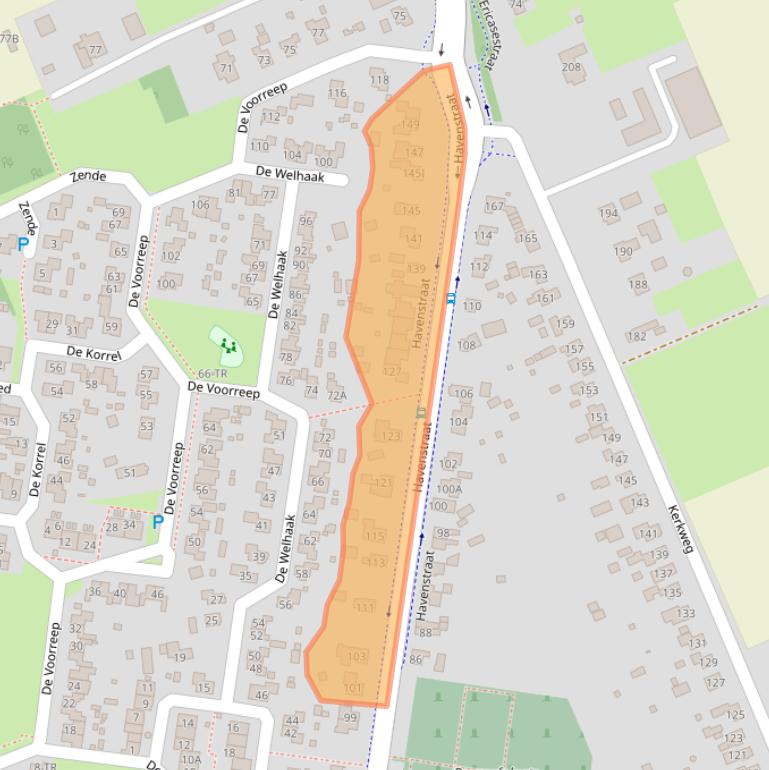 Kaart van postcodegebied 7887BN.