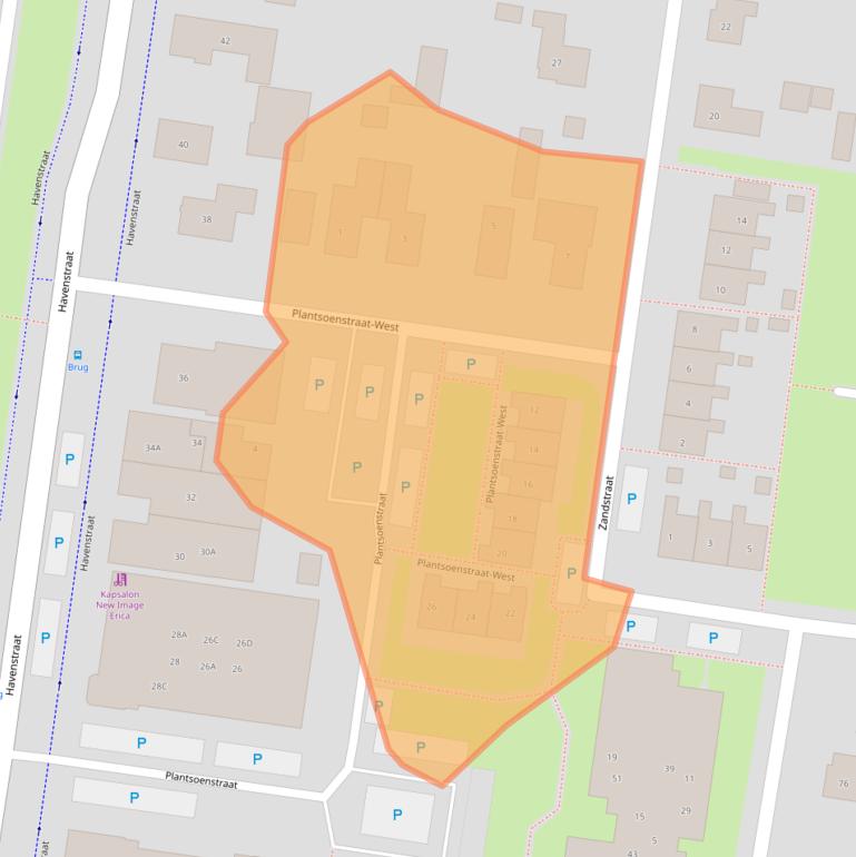 Kaart van postcodegebied 7887BT.