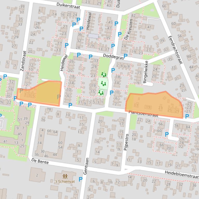 Kaart van postcodegebied 7887BZ.