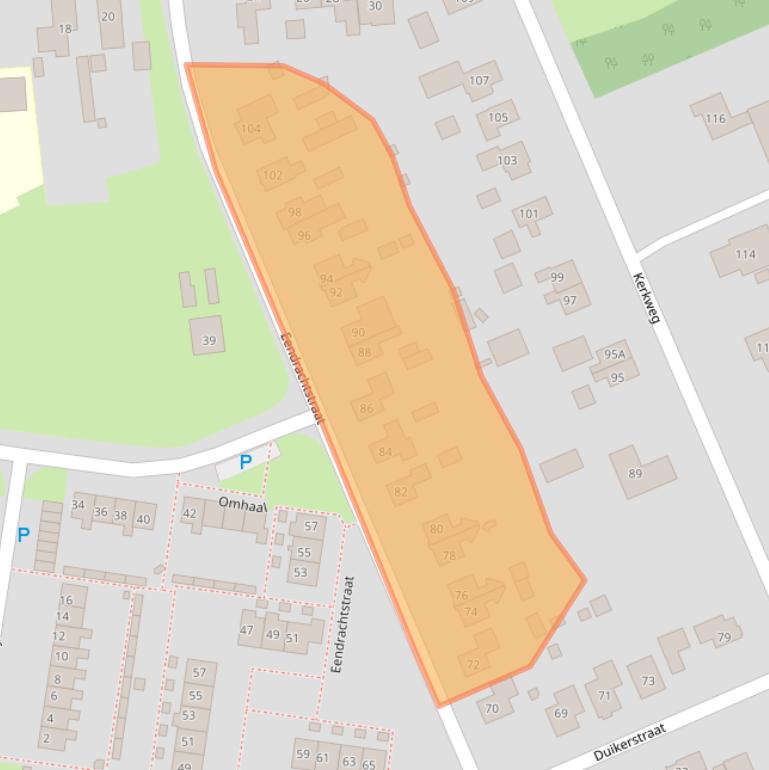 Kaart van postcodegebied 7887CX.