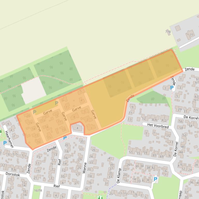 Kaart van postcodegebied 7887DA.