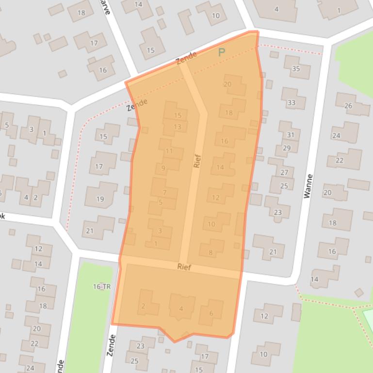 Kaart van postcodegebied 7887DC.