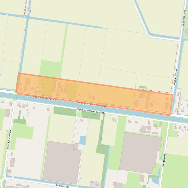 Kaart van postcodegebied 7887ED.