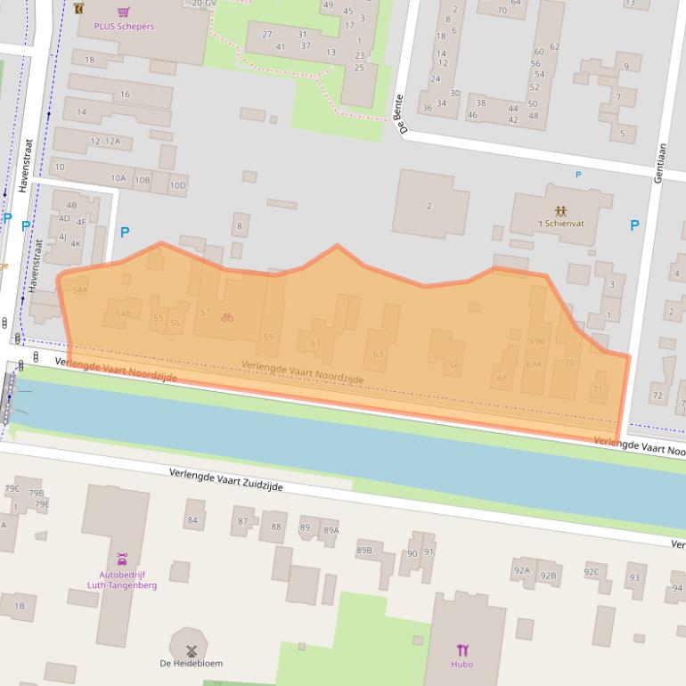 Kaart van postcodegebied 7887EG.