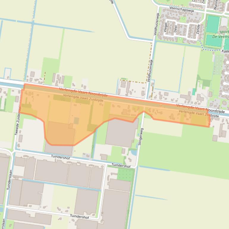 Kaart van postcodegebied 7887EM.